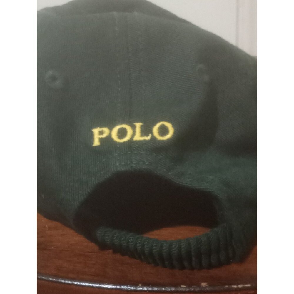 Polo Ralph Lauren Kids Toddler Hat Green Pony Baseball Cap One Size 12M-24M - Picture 6 of 10